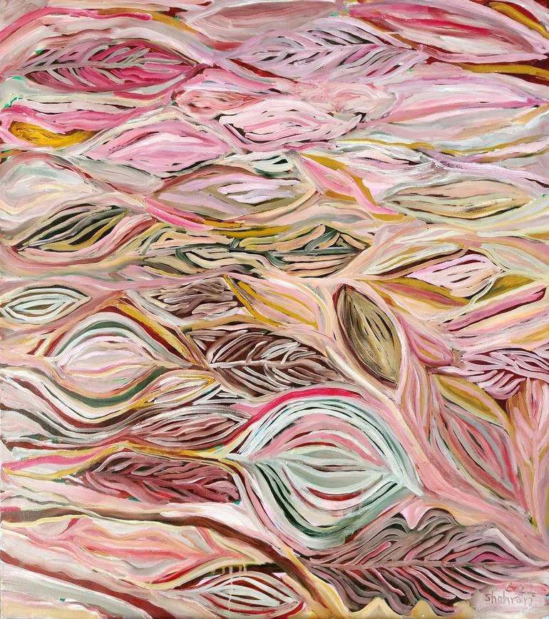 Marked by abstract forms &amp; vibrant color, <a href="/ezzaldin73/">ezzaldin shahrori</a>'s artworks exude joy &amp; playfulness.

In his works nature &amp; the human figure are transformed by simplified lines &amp; energetic patterns. Delve into his artist portfolio: l8r.it/d2a9

(#Art: Autumn Leaves)