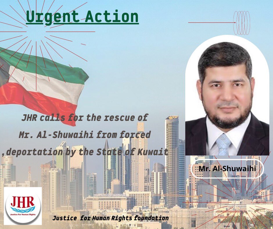 In Kuwait, one  Egyptian citizens   are at risk of torture and other cruel treatment, as he will  were handed over to the Egyptian authorities in violation of article 3 of the Convention against Torture.