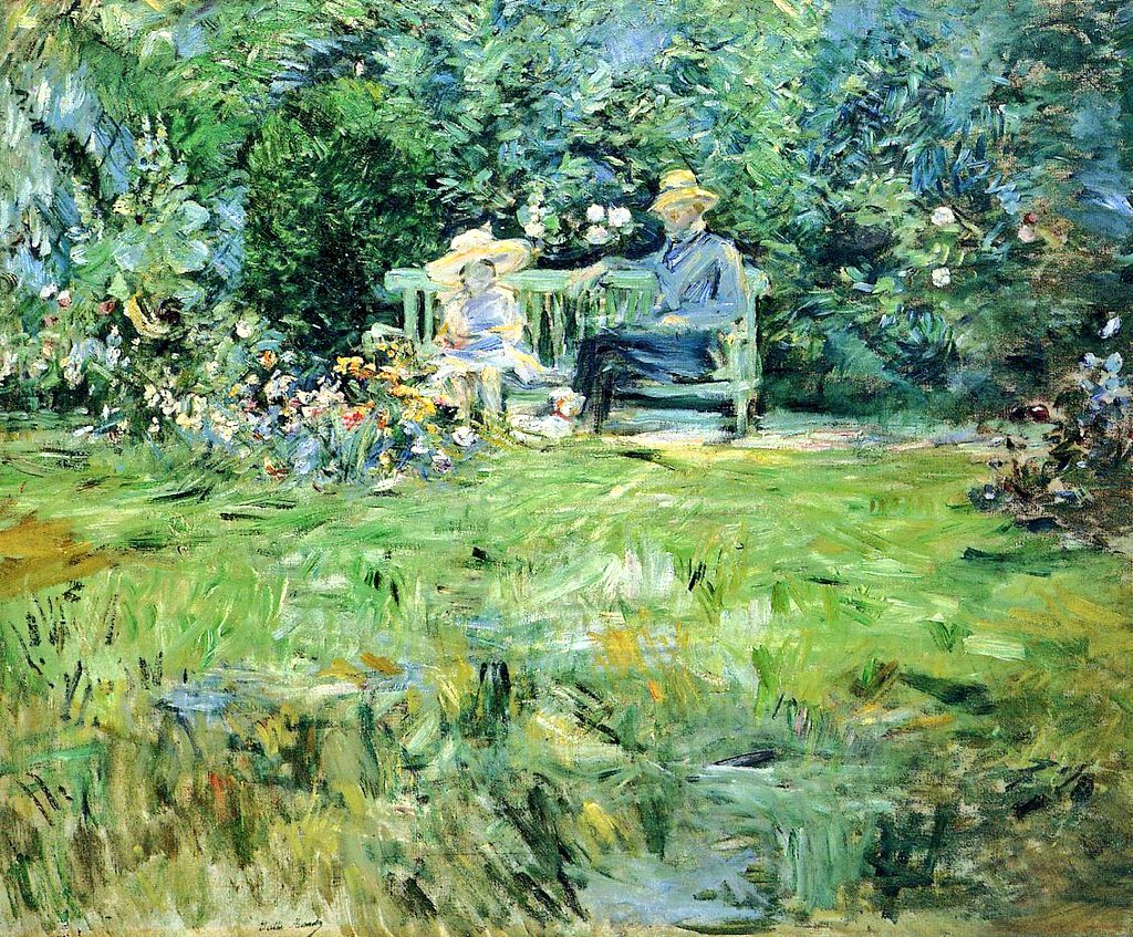 'Let us be grateful to people who make us happy, they are the charming gardeners who make our souls blossom.'
   ~ Marcel Proust

The Lesson in the Garden (1886)
       🎨 Berthe Morisot