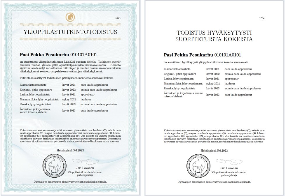 Nyt myös vuosina 1990–2007 #ylioppilastutkinto'nsa aloittaneet voivat ladata digitaalisen ylioppilastutkintotodistuksen @opetushallitus Oma opintopolku -palvelusta. ylioppilastutkinto.fi/fi/ajankohtais… #lukio #ylioppilas