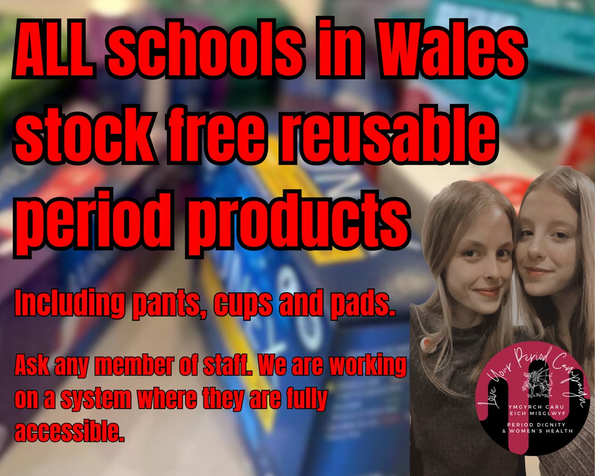 LoveYourPeriod1's tweet image. Did you know your school has reusable period products? 

Can we make sure we spread the word please? Pupils are accessing our reusables more than ever - which is great - but none of them know they’re in their schools. 

Period dignity includes easy accessibility. 🏴󠁧󠁢󠁷󠁬󠁳󠁿🩸