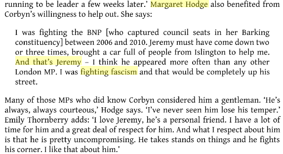 Margaret Hodge has been talking about patriotism on #PoliticsLive, and mentioned problems she had with the BNP in her constituency in 2010.

She then slagged off Jeremy Corbyn, saying Starmer would bring social cohesion, saying 'thank god he's gone'.

She failed to mention this.