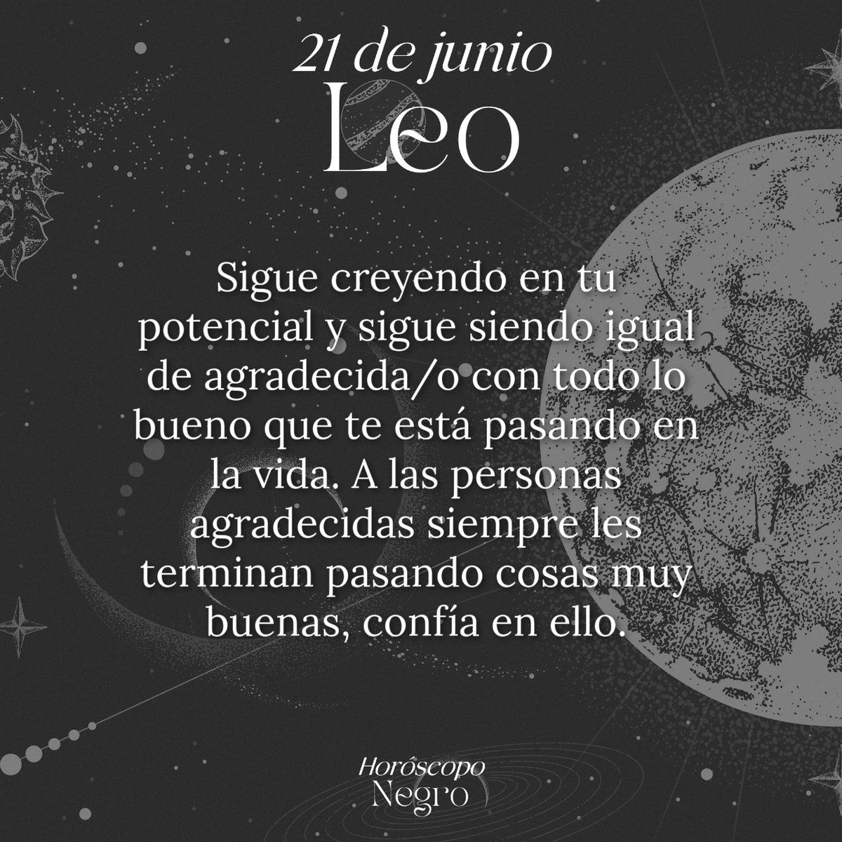 ✨♌✨ #leo #horoscoponegro