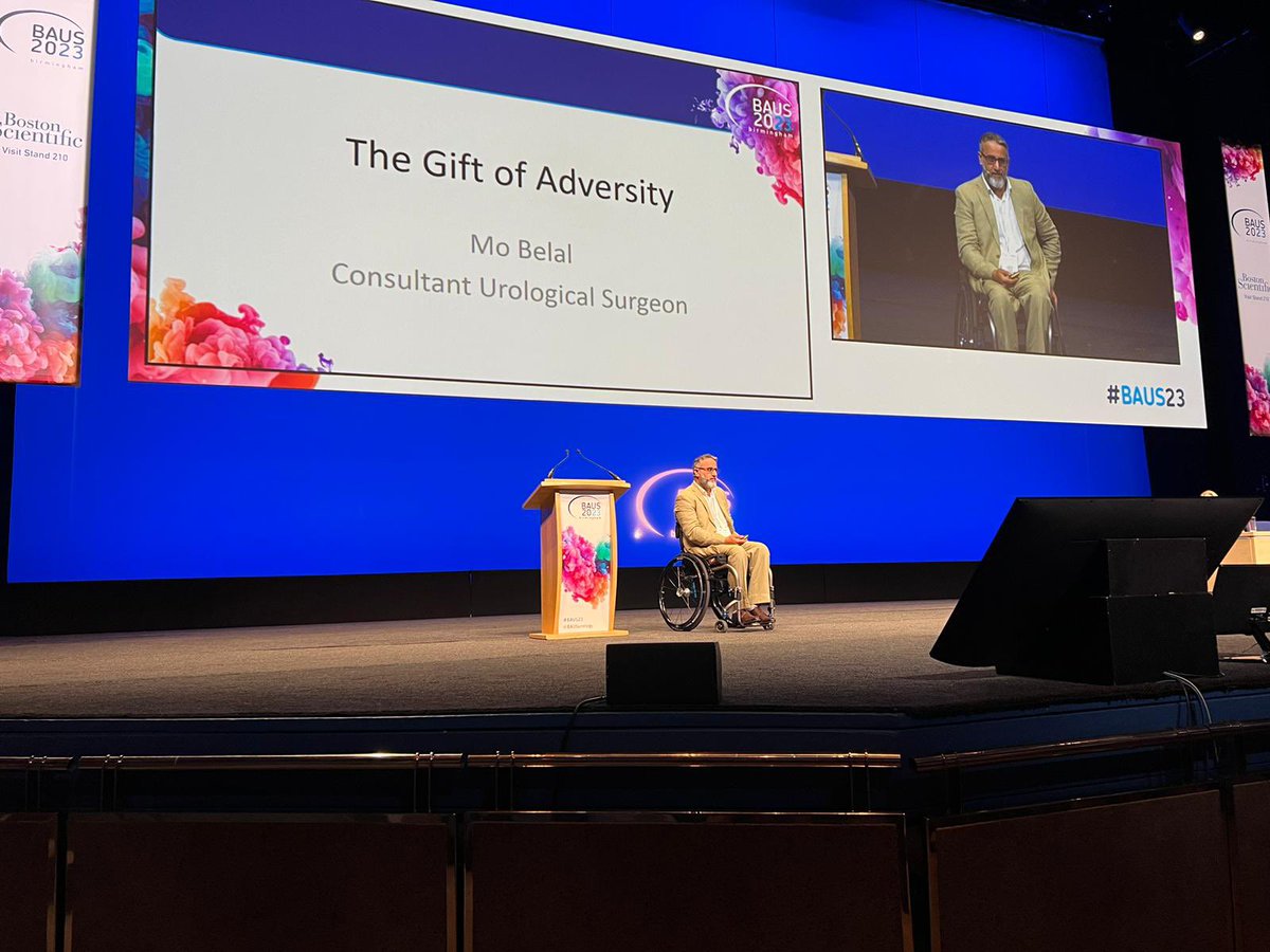 The gift of adversity: An honour and privilege to share my spinal cord journey with my colleagues at our national conference @BAUSurology #BAUS23