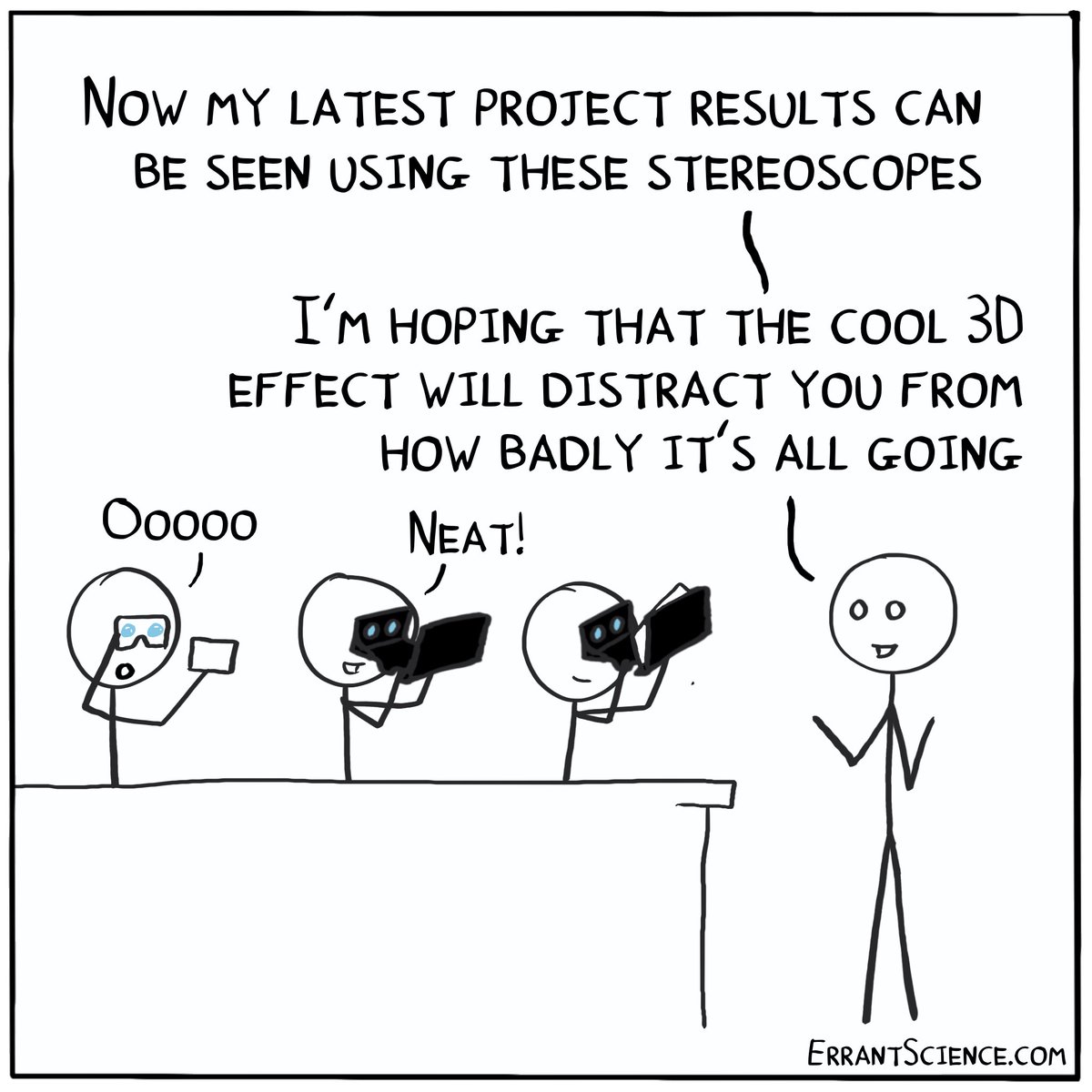 Today is Stereoscopy Day which celebrates the anniversary of the first stereoscopic viewer and 185 years of attempts at bringing 2D images into 3D #StereoscopyDay #Stereoscopy 

(HT to <a href="/DrBrianMay/">Dr. Brian May</a> who designed the viewers in this cartoon, get one yourself <a href="/londonstereo/">LSC</a>)