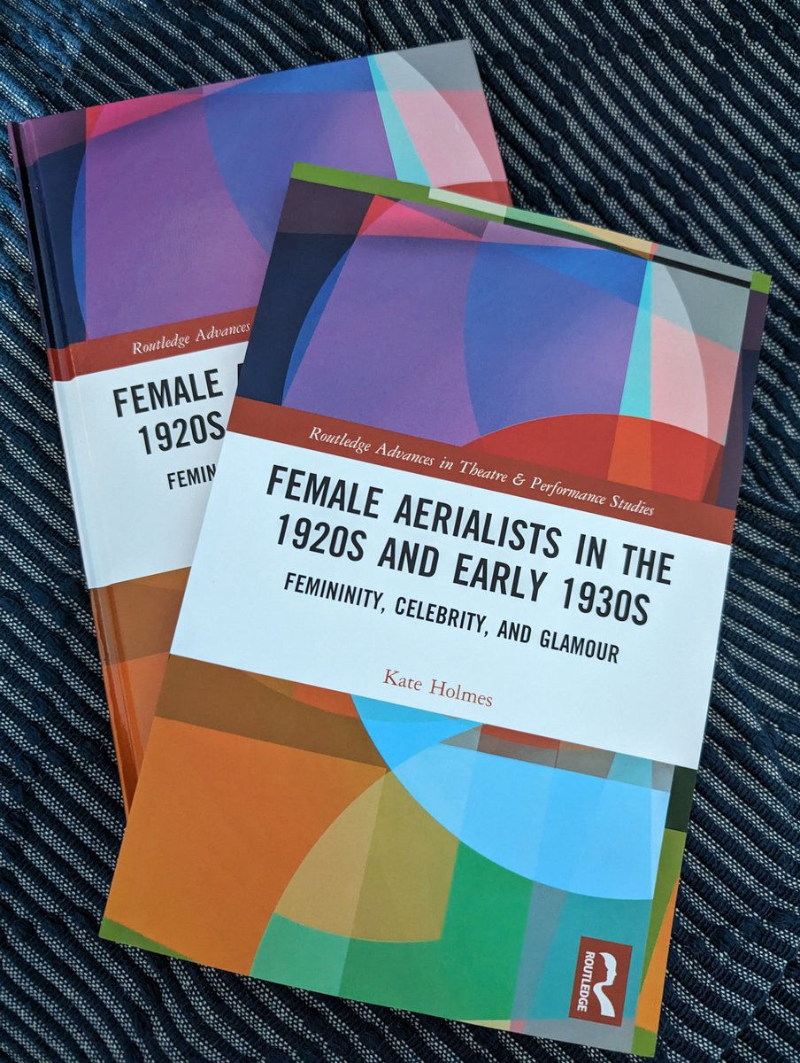 I've just received paperback copies of my book! So, who fancies a giveaway? Give this a RT in the next 24 hours &amp; I'll select one of you at random to receive a paperback copy. routledge.com/Female-Aeriali… #Audiences #circus #theatrehistory #physicalculture <a href="/tandfsport/">Routledge Sport, Leisure, and Tourism</a> <a href="/tandfMediaArts/">Taylor & Francis Creative Media and the Arts</a>