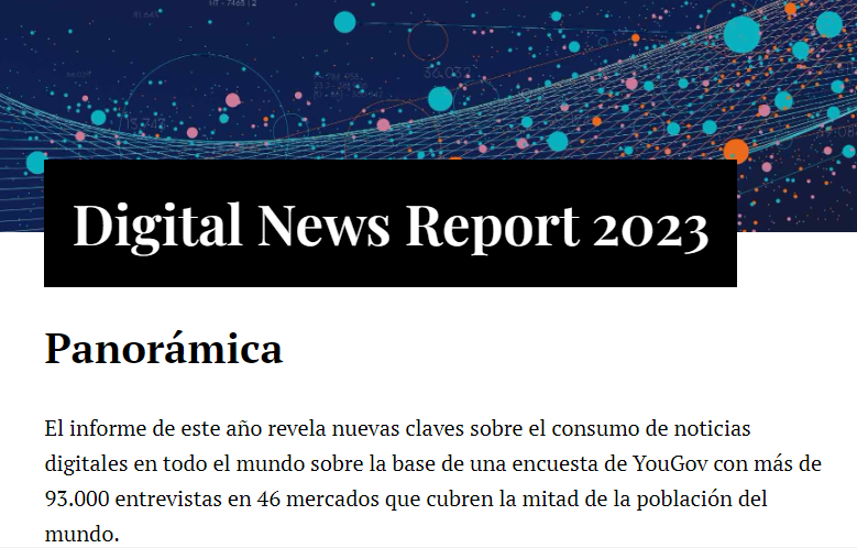 risj_espanol's tweet photo. ¡EL DIGITAL NEWS REPORT 2023 EN ESPAÑOL!

😍 El informe más amplio y relevante sobre consumo de medios en el mundo ya está disponible en nuestro idioma.

#DNR23 👇
https://t.co/yufzqpXtQV https://t.co/ndpW3m9nzz