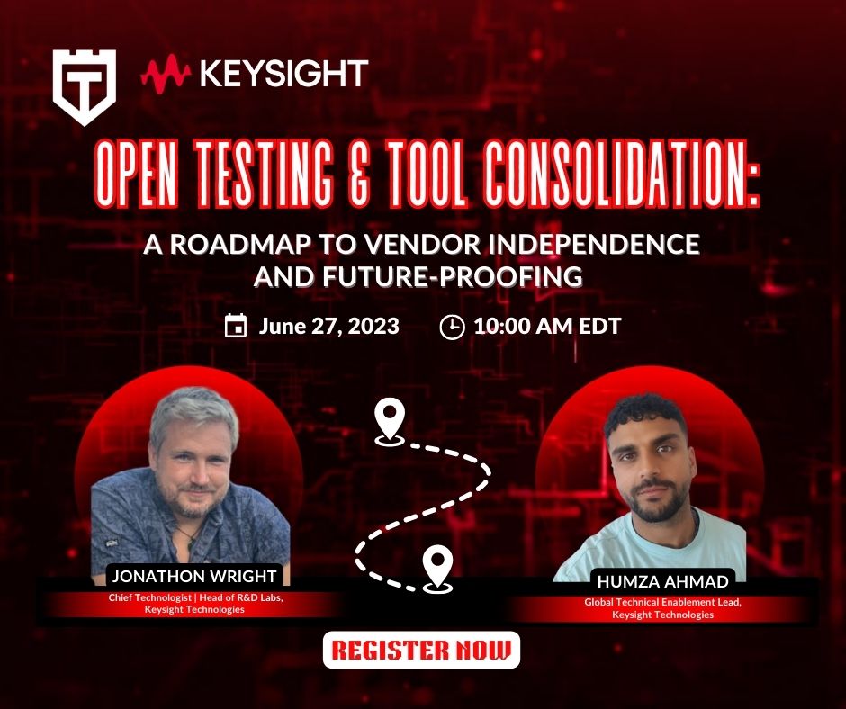 testguilds's tweet photo. Uncover the risks of vendor lock-in and explore the impact on your testing process in our upcoming training session. Join us to gain actionable insights for a robust and flexible testing approach. 👉https://t.co/jGA1uzP6my @Keysight @Jonathon_Wright #opentesting https://t.co/4fM2O9VyJe
