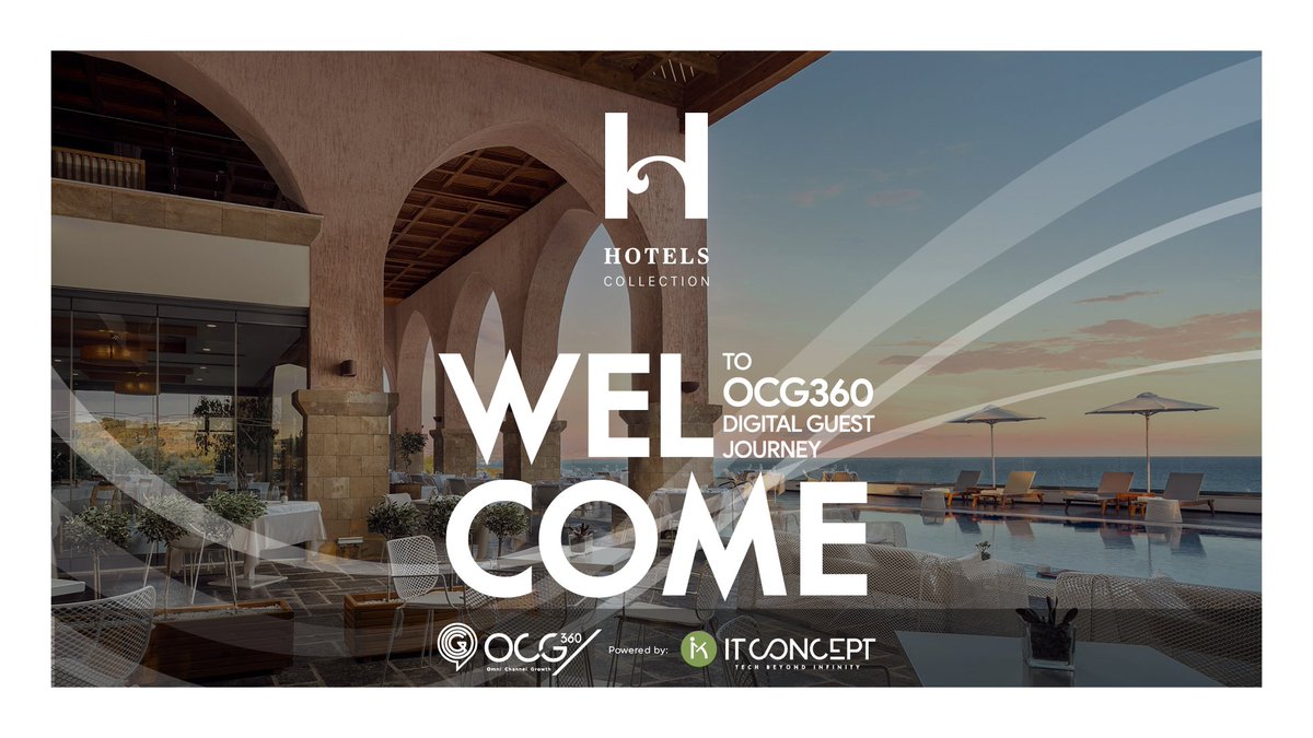 Ocg360platform's tweet photo. 🛎️We welcome H Hotels Collection @HHotels_GR to the #OCG360 #Digital #Guest #Journey for a Unique #Touchless #Service!

https://t.co/dPOzIVN7Nz

🚀powered by @itconceptgr

#OCG360 #OmniChannelGrowth #ITConceptSA #HotelTech #OCG360NewMemberHotel #DigitalSolutions #Automations https://t.co/N4KZfAuUqC