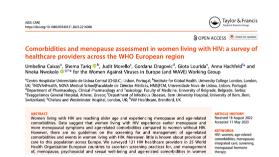 HIV Outcomes tweet media