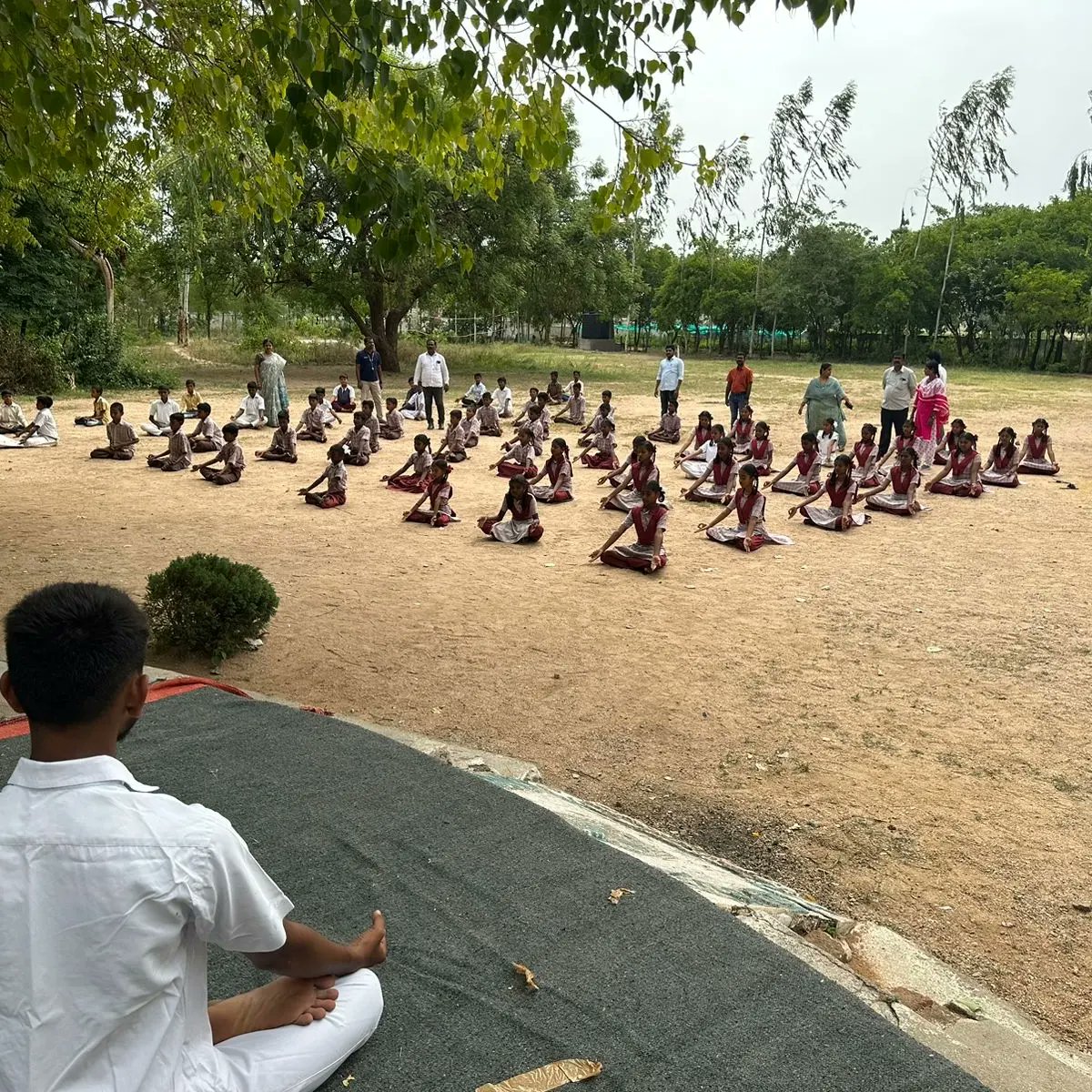 sevapatham's tweet photo. #YogaDay by #sevapathamfoundation https://t.co/Nn4kyKdue4