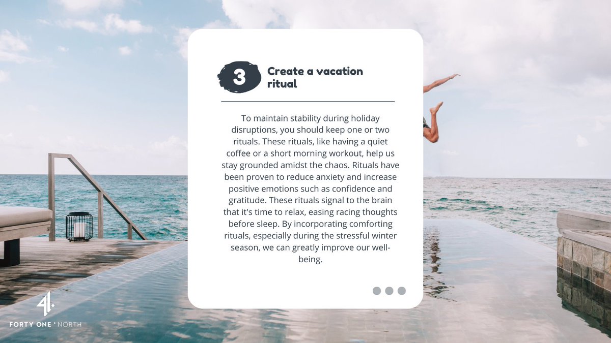 Tips and tricks on how to relax on vacation ! #vacation #outofoffice #improve #41northbusinessschool