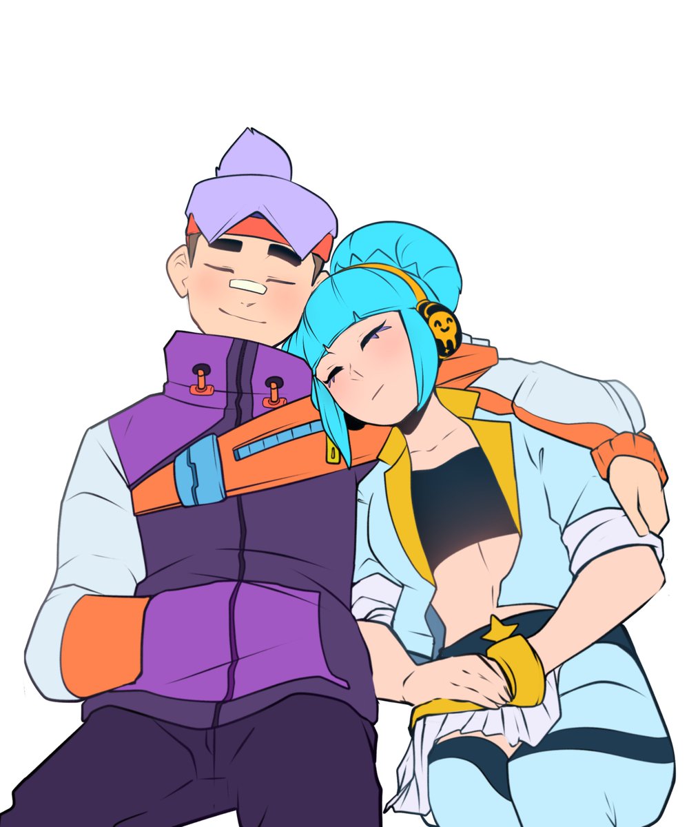 Fang & Janet 💖✨ #BrawlStars #BrawlStarsArt #brawlstarsfanart