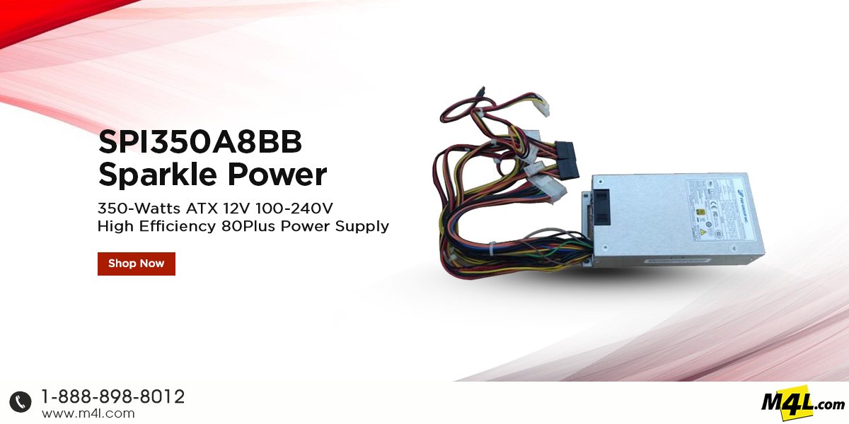 SPI350A8BB Sparkle Power 350-Watts ATX 12V 100-240V High Efficiency 80Plus Power Supply

Order online at:  shorturl.at/nNO03

SPECIFICATIONS:

Brand: #SparklePower
Part #: SPI350A8BB
Product: #PowerSupply
Connectors: 12V
Form Factor: ATX

#PCPowerSupply #PCComponents