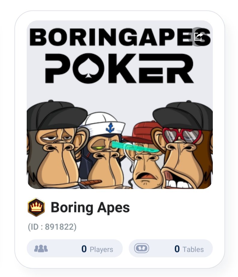 GM my <a href="/BoringApesNFT/">BoringApes</a> FAM. 

Poker tonight 7:30 pm
Download <a href="/ClubGG_Poker/">ClubGG</a>
ID:891822

Discord is open
discord.gg/UHhdCsJNR5

Multiple giveaways live

Life is sooo #Boring