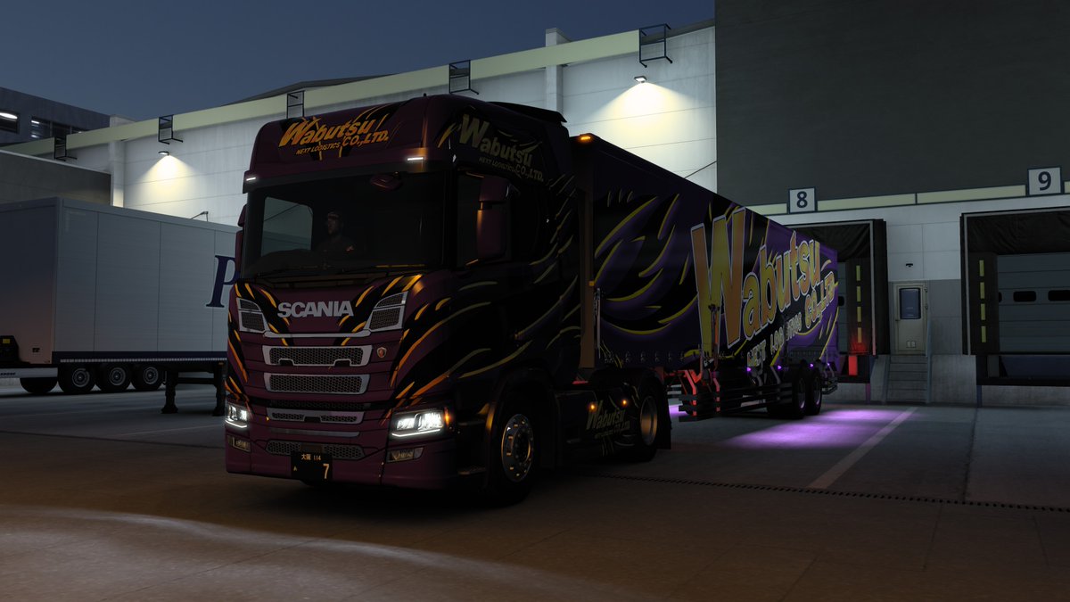 starforce1128's tweet photo. Wabutsu再現シリーズ
Modeling : 整備士さん
Skin : starforce1128
#ETS2 #wabutsu #SCANIA #ETS2jp
紫のスカニアです
こまめなグラデーションがあちらこちらにあり、制作者を悩ませます😓 https://t.co/yT73WC3Chg