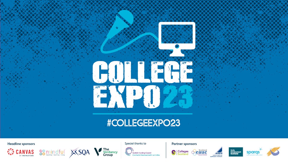 The #CollegeExpo23 panel 'Leadership of the Future' starts at 2🤩:

With fab Panellists:

🎙️@karenlawson3 Centre for Public Impact
🎙️Matt Woodthorpe @EAUCScotland
🎙️Amy  Brydon @BordersCollege
🎙️CDN's @ValerieJackman4  
🎙️CDN's CEO @enterprisemarie 
🎙️Neil McLennan @NESCollege