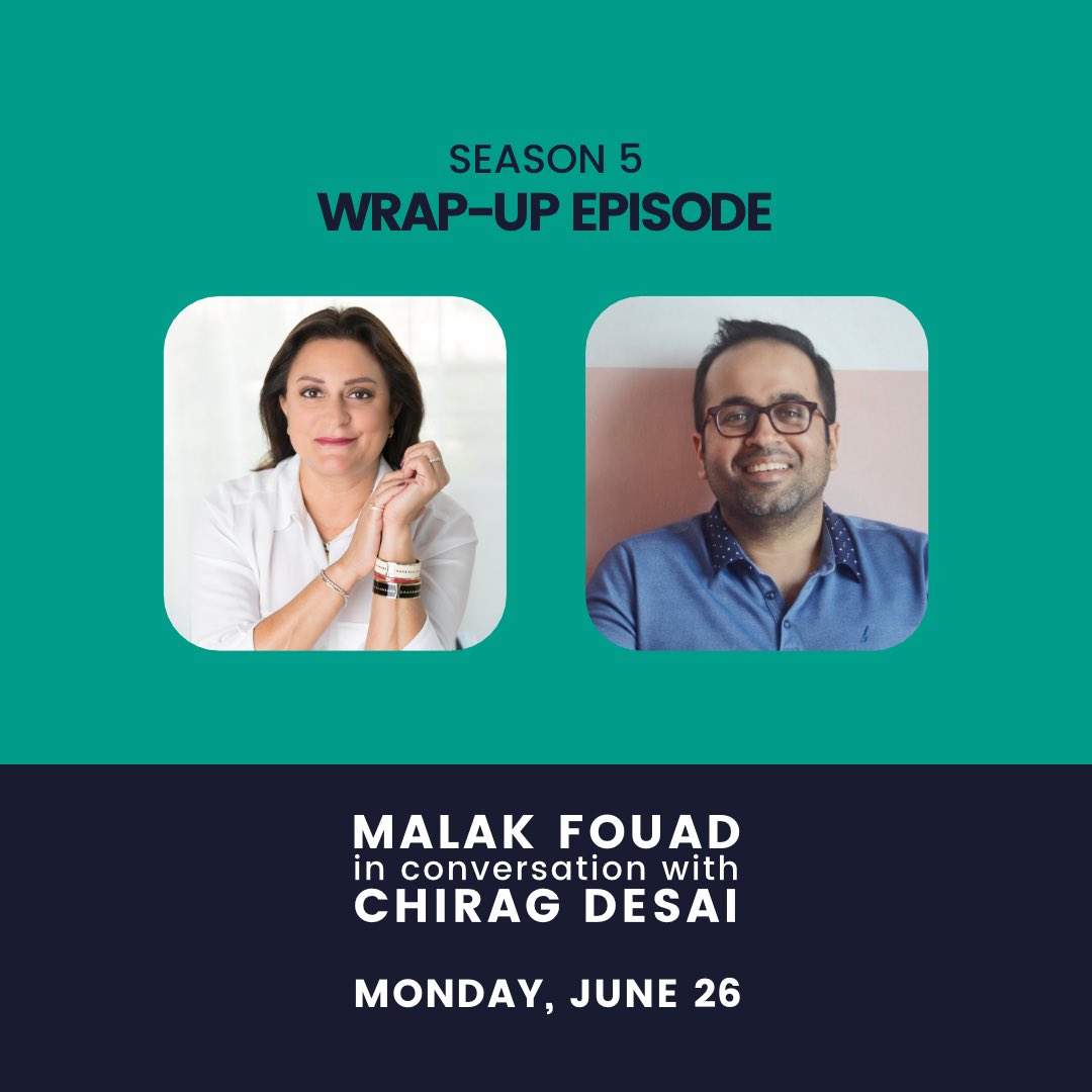 We wrap-up Season 5 with Executive producer <a href="/chiragnd/">Chirāg</a> taking charge of the mic &amp; <a href="/MalakFouad/">Malak Fouad</a> in the hot seat!  Tune in on Monday, June 26th to go behind the scenes &amp; hear more about Malak's personal journey. Plus, more about Season 6, airing in September. #WhatIDidNext