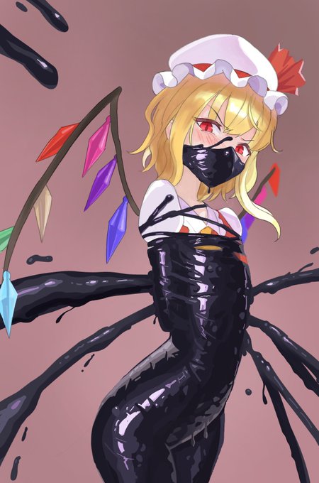 フランちゃん粘着ラバー拘束 