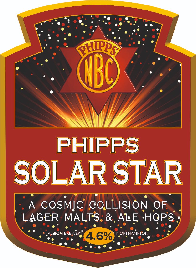 Celebrate Summer Solstice with the return of Solar Star.
'A cosmic fusion of crisp lager malts with a contemporary selection of ale hops produces a golden beer with a modern attitude to flavour'
<a href="/Phippsnbc/">Phipps NBC ales</a> #madeinnorthamptonshire #summersolstice #realale #supportyourlocal