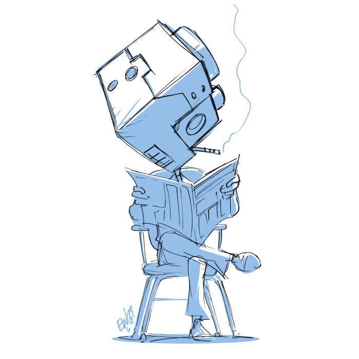 EryckWebb's tweet photo. Morning coffee and a quick warmup
See folks live on Twitch today we'll be working on commissions and priority requests only.
Have a great Wednesday!
#drawing #block #computer #newspaper #smoke #warmup #character #sitting #crossleg #inkscape #sketch #otherhashtags https://t.co/6Z2dr1XNj0