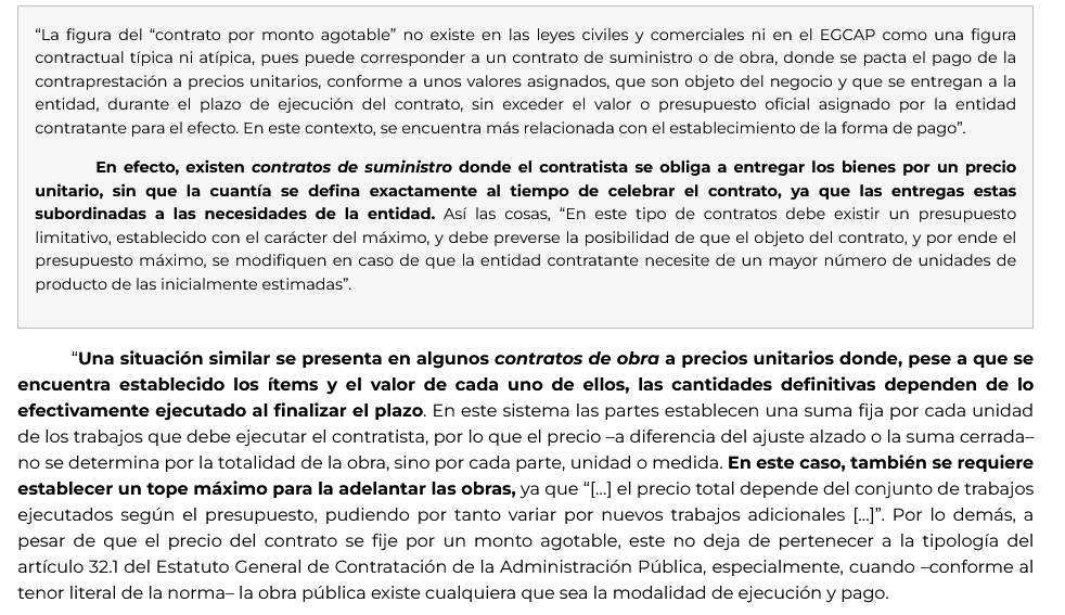 contrataenlinea's tweet photo. 📄CONTRATO POR MONTO AGOTABLE ¿Cuándo se utiliza esta forma de pago? 

⏩Colombia Compra Eficiente explicó cómo aplica en contratos de SUMINISTRO y CONTRATO DE OBRA PÚBLICA https://t.co/D2lQirKruC https://t.co/jjkUoQO78Z