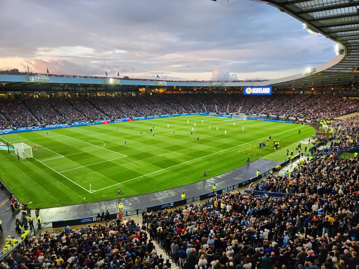NZHearts's tweet photo. Eventful night and Hampden. Back for a brief Scottish visit. No Hearts action while here but happy to get to some live Football! And another great win for the Tartan Army!! https://t.co/pAnrIGB6SV
