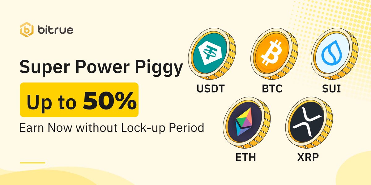 🚀Exclusive Earn Event! Join Bitrue and earn $USDT, $BTC, $ETH, $XRP and $SUI up to 50% APR.

Earn Now👉 bit.ly/42Po2Ry