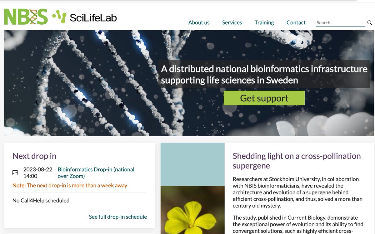 Congratulations! 🎉 @NBISwe 
Check out NBIS new website here  nbis.se
✅Access Top-notch #Bioinformatics support
✅Explore the updated content &  resources

@scilifelab @NBISwe @PhdCouncilScil1