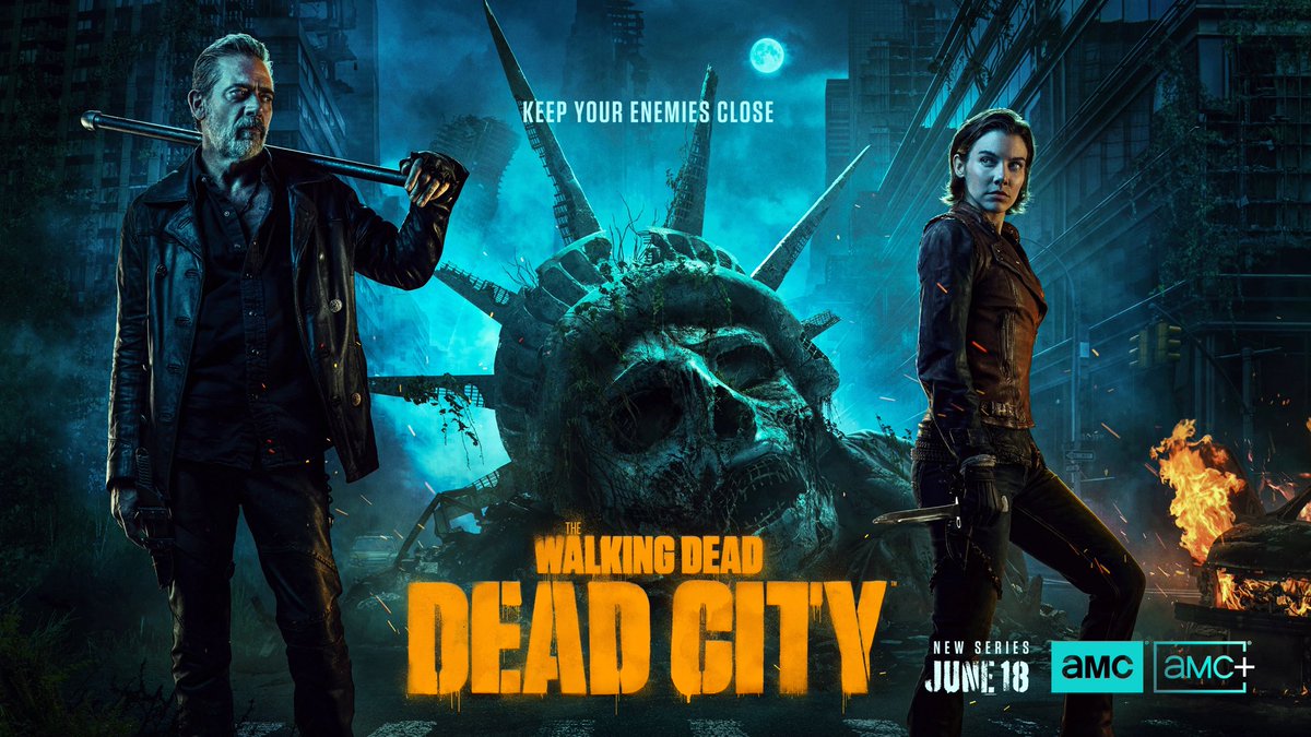 CreativeParTees's tweet image. Hey @batmankm, I feel like you are owed some royalties for the #TWD #DeadCity promo art… One of the first prints I ever got from you when we first met way back in 2014🗽🧟‍♂️
