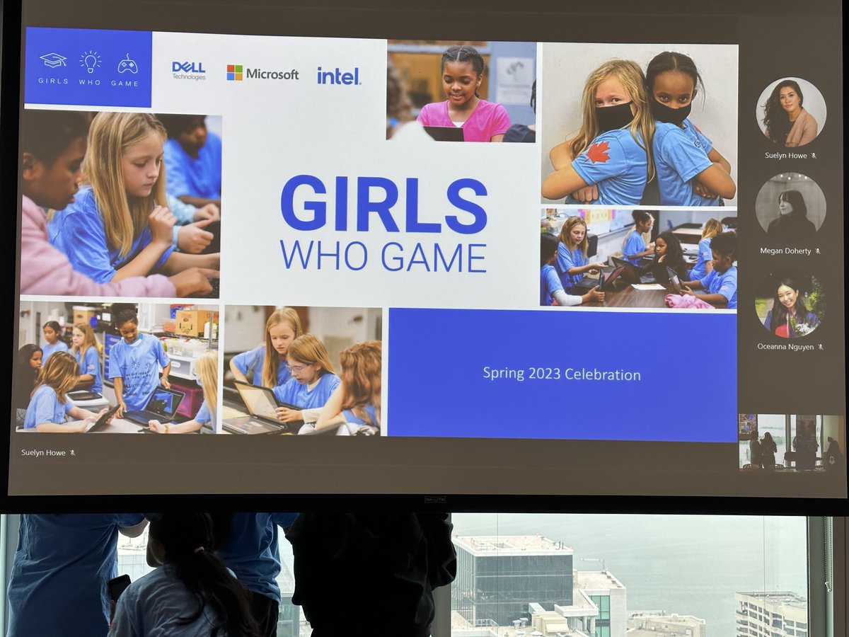 In June ⁦@WoburnJunior⁩ girls & allies had the privilege to go to Microsoft Headquarters to celebrate the #girlswhogame spring cohort. We left inspired and were awarded 4 stem awards. That you so much ⁦@Dell⁩ ⁦@Microsoft⁩ ⁦@intel⁩ ⁦⁦@LC3_TDSB⁩