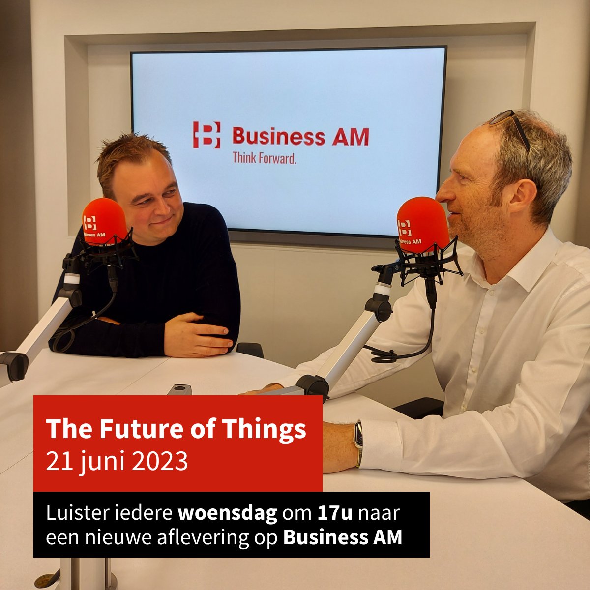 🎉 Luister hier naar de tweede aflevering van The Future of Things 🎉

In deze aflevering van The Future of Things zullen <a href="/JoachimDeVos/">Joachim De Vos</a> van <a href="/LivingTomorrow/">LivingTomorrow</a> en <a href="/LennartCreel/">Lennart Creël</a>  het hebben over The future of Mobility!

🎧 Beluister de aflevering hier: bit.ly/3NgX4g1