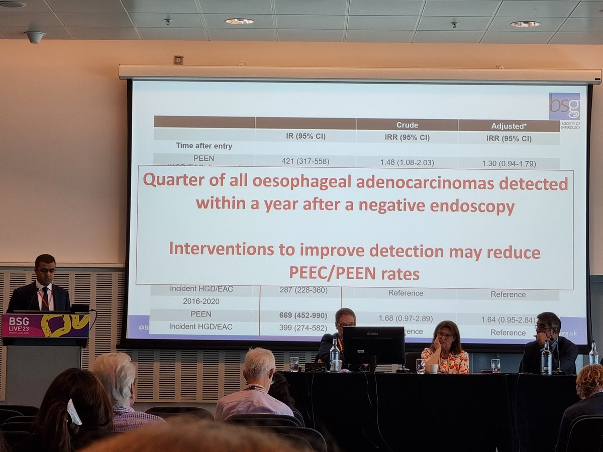 Dr Ahmir Ahmad (@drahmirahmad) on Twitter photo Great presentation from <a href="/mohussein86/">Mohamed Hussein</a> with all the best from DDW in the Gastroduodenal & Oesophageal Free Papers/UKBOR session. Highlighted importance of research exploring screening, imaging and risk stratification in Barrett's oesophagus #BSGLIVE23 Great presentation from <a href="/mohussein86/">Mohamed Hussein</a> with all the best from DDW in the Gastroduodenal & Oesophageal Free Papers/UKBOR session. Highlighted importance of research exploring screening, imaging and risk stratification in Barrett's oesophagus #BSGLIVE23