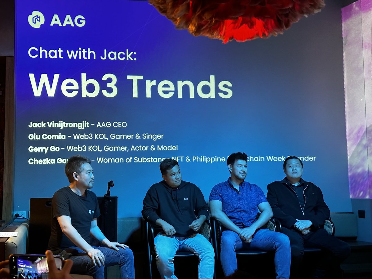Web3 Trends chat with Jack @aag_ventures CEO, @GiuComia, @CryptoPareh, #DonaldLim