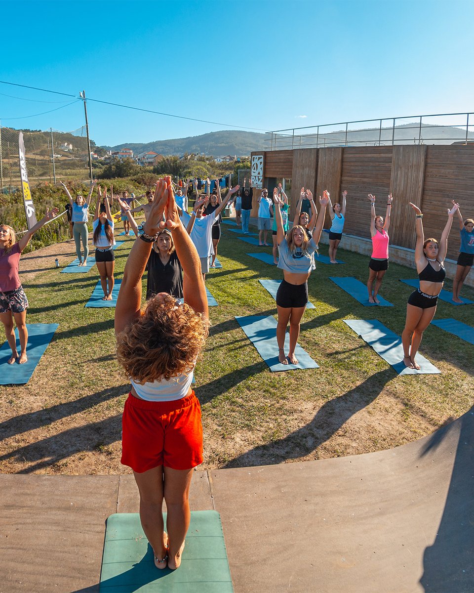🌊🧘 Find your inner balance with surf yoga at Raz SurfCamp. 

Combine the power of the waves with the serenity of yoga for a truly blissful experience.