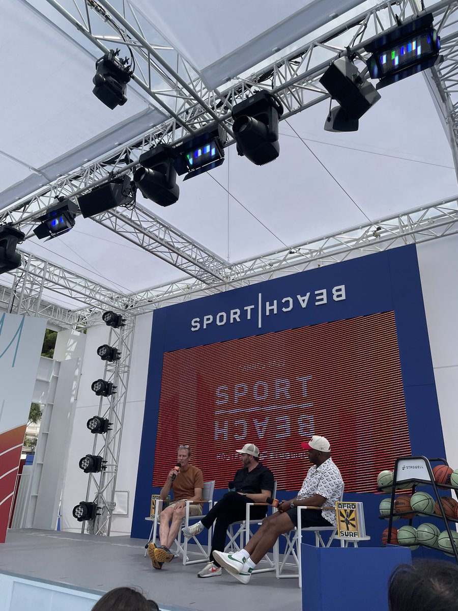 joecacola's tweet photo. “Climate denialism is done” - @conrad_anker 

#CannesLions2023 
@stagwell 
@YETICoolers 
@thenorthface 
#SPORTBEACH2023
#StagwellatCannes
#CleanCreatives https://t.co/u8OQFKo7eu