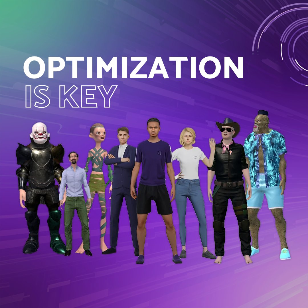 With #Popul8, you can optimize file serving, so that characters are rendered at the right time and differentiated data is pulled out. This way, characters can be instantiated within games, without breaking memory constraints. Save time and be creative at bit.ly/3KJIOLz