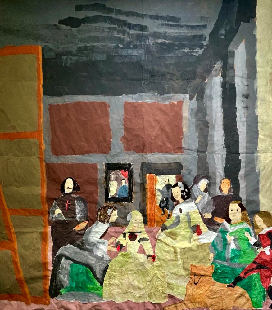 alicia_castilla's tweet photo. Este curso nos encantó realizar un taller artístico en el
@CEIPSanIsidoro con la clase de 3º Infantil: un gran mural-collage de LAS MENINAS (2,1x2,4m), en dos sesiones de trabajo, que queremos compartir con el @museodelprado #PradoEducación Fotos y vídeo: https://t.co/JnlpRXclKf https://t.co/stNbVcYYq2