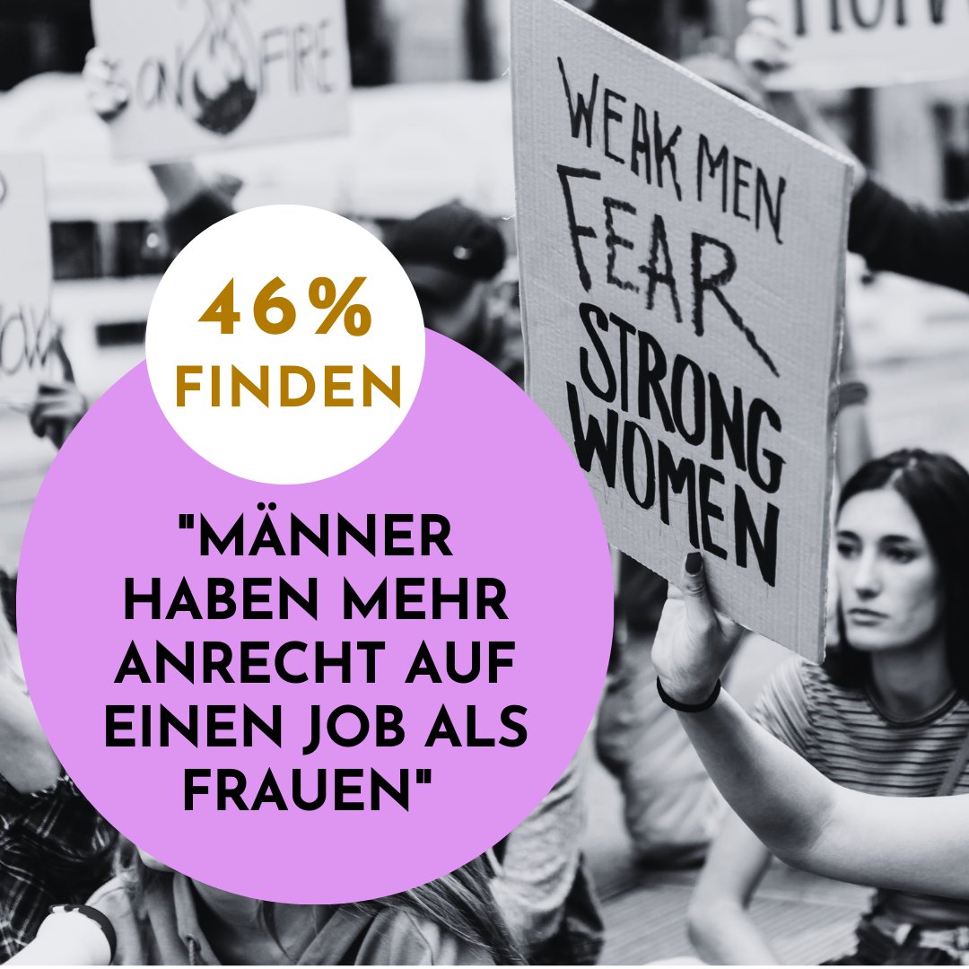 Der_GirlsDay's tweet photo. 2/2: Vorurteile gegen Frauen seien "weit verbreitet" &amp; "tief verwurzelt", so der Bericht von @UN. Grundlage war die Frage nach sieben bekannten Vorbehalten, von denen ca.  90% aller Männer &amp; 87% der Frauen mindestens einen vertraten.
#feminismus #un #gleichberechtigung #girlsday https://t.co/iFS0a48Xql