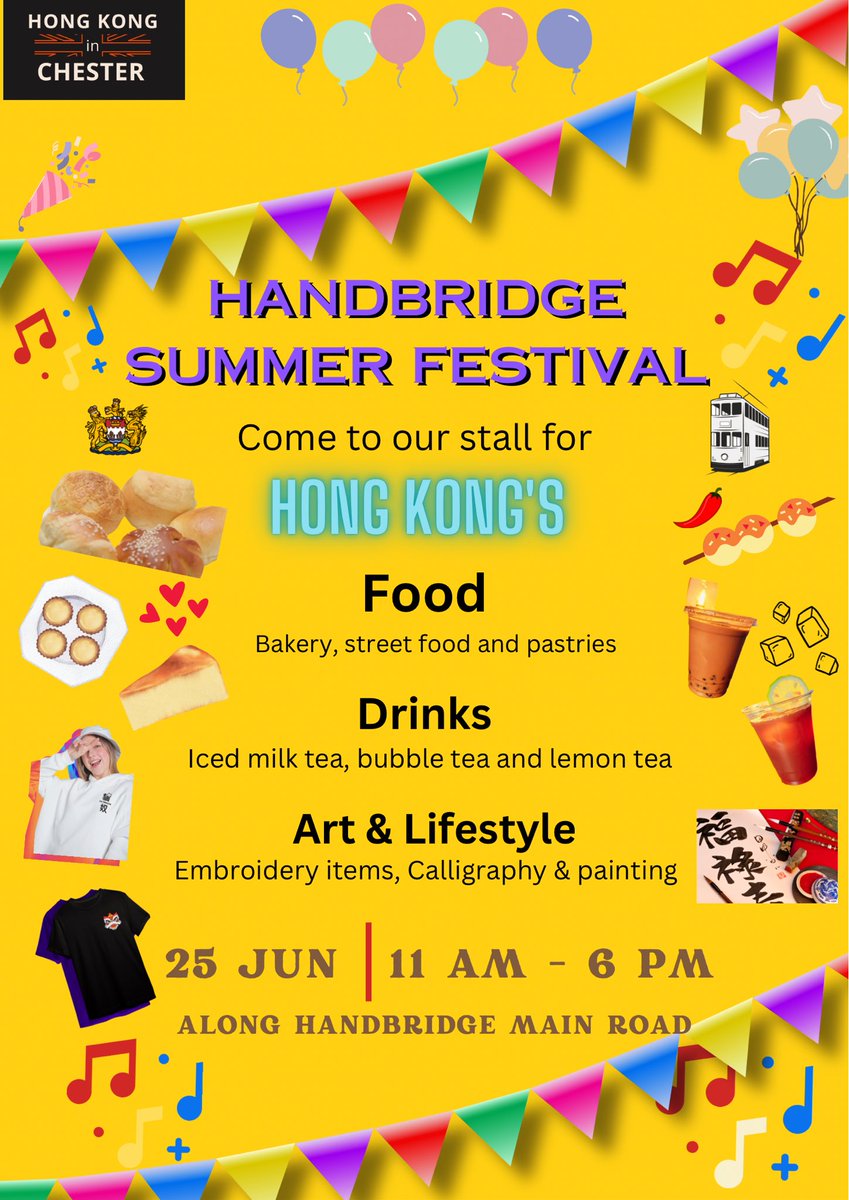 hkinchester's tweet photo. Come to visit our booth this Sunday in Handbridge, Chester for Hong Kong’s gourmet, art and design lifestyle products. 

@hcachester @HandbridgeLife @VisitChester_ https://t.co/26QOHgcY0T