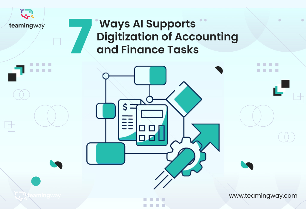 teamingway's tweet photo. Unleash the power of AI in digitizing accounting &amp; finance tasks!🤖 
From automated data entry to efficient audits, AI revolutionizes workflows.  Stay ahead and embrace the future!🌐✨ 
Read more now👉 https://t.co/vNk0dQhjpK 
#TeamingWay #ai #accounting #finance #automation https://t.co/9EBsFWHWI9