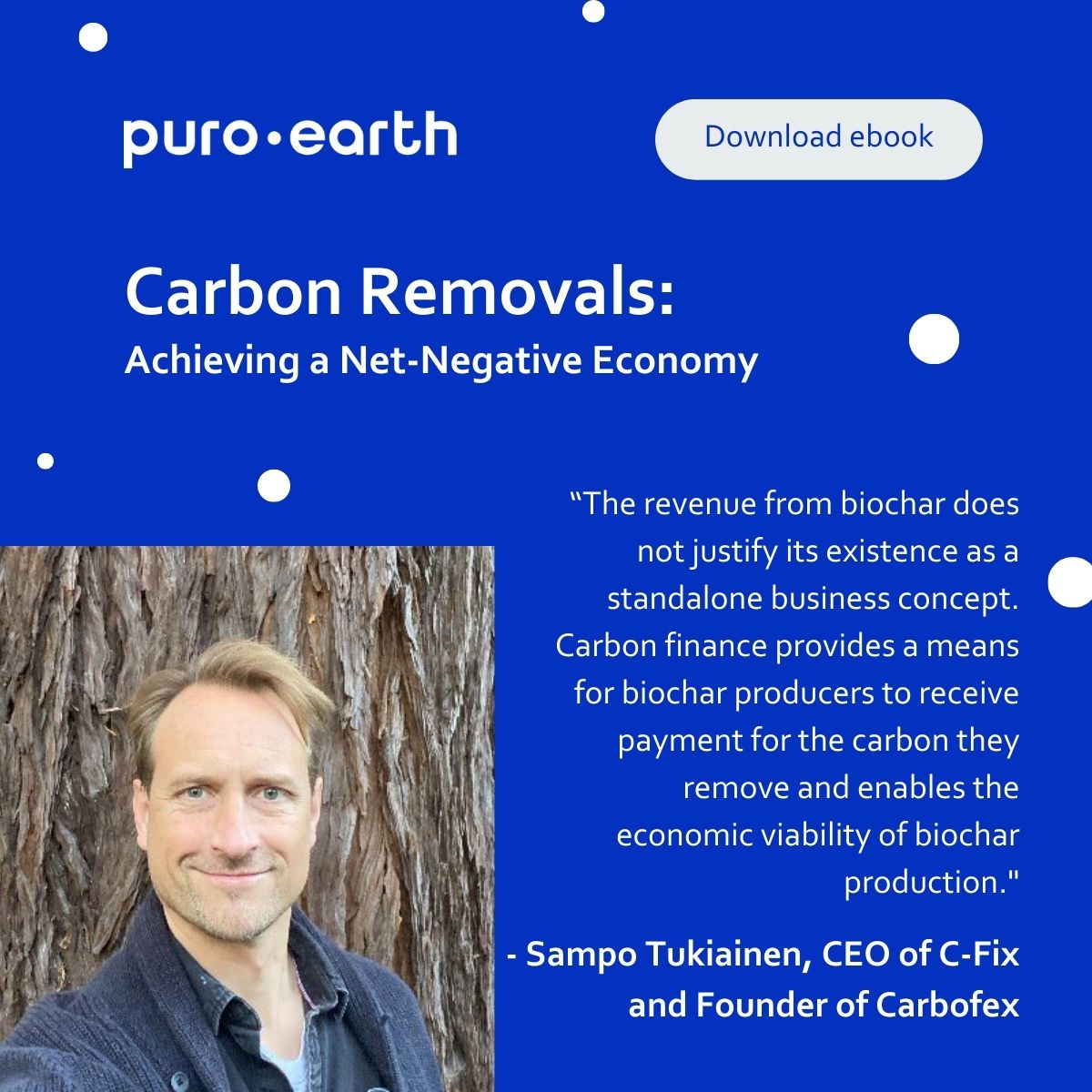 Hi Folks! Here's a great piece on the voluntary carbon market and the methodologies behind removal credits.
Puro.earth has become the leading carbon crediting program for carbon removals
and changed the game for biochar producers. 

#CDR 

 hubs.ly/Q01TYLjX0
