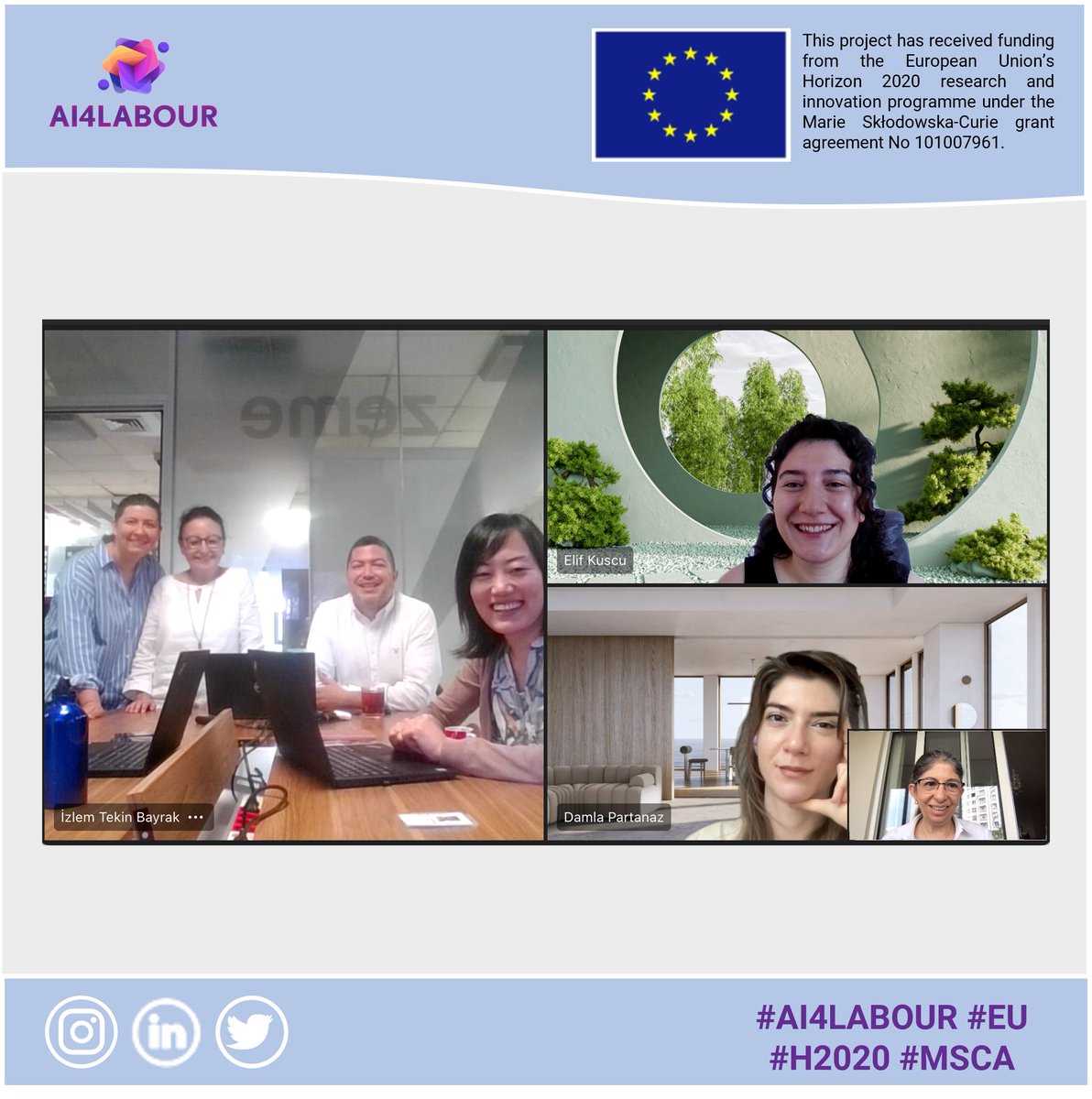 Ai4Labour's tweet photo. Exciting news from the team 📢 We are thrilled to start testing our survey with participants from Arçelik. Their valuable insights and feedback will play a crucial role in enhancing the robustness and user-friendliness of our #AI4Labour survey 🌟 #H2020 #EU #MSCA https://t.co/FWR9DgdmNZ