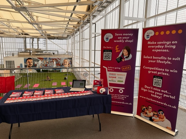 Armed with banners and brochures we loved supporting our client <a href="/KarbonHomes/">Karbon Homes</a> at their annual colleague conference last Thursday.  

It was great to meet so many engaged team members!

#employeebenefits
#employeecommunications
#employeediscounts
#costoflivingcrisis