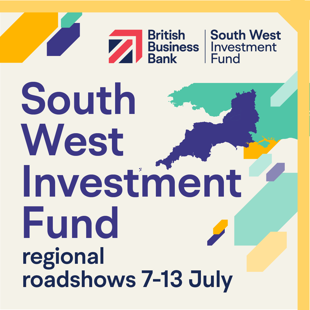 Calling business advisors, accountants, bankers, lawyers, and the wider small business support ecosystem - join us at one of our regional roadshows to celebrate the upcoming launch of the £200m South West Investment Fund.

📅 7-13 July

Sign up here: bit.ly/3XjVDlD