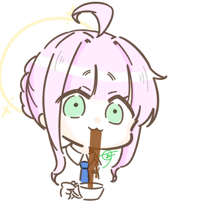 ブルアカ緊急メンテに「ゆるさん…ゆるさんぞ…カヤ!」ってツイを見て、つい描いた