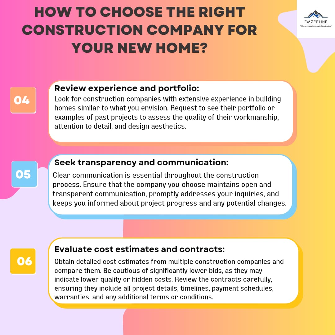These 6 #Tips above will #help #new #home #buyers who want to get their #home #built by a #Construction #company in which they can get the #design of their #Choice and can #easily make #modifications #According to their #needs instead of buying a #prebuilt #home.