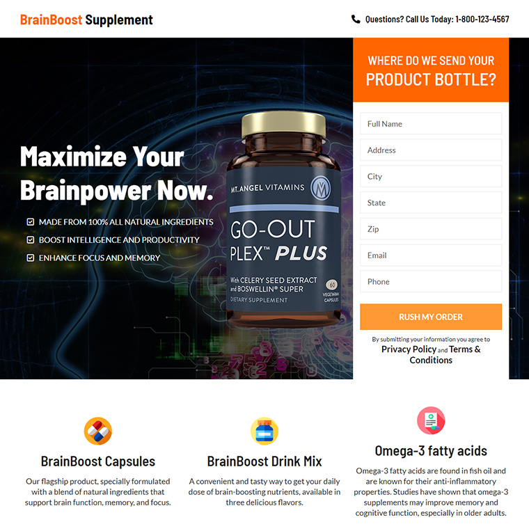 MousumiMahanti's tweet image. Brain booster supplements responsive landing page
buylandingpagedesign.com/buy/brain-boos…
#BrainBoosterSupplements #CognitiveEnhancement #MemoryEnhancement
#FocusAndConcentration #MentalClarity #BrainHealth #NaturalBrainSupplements #MentalPerformance