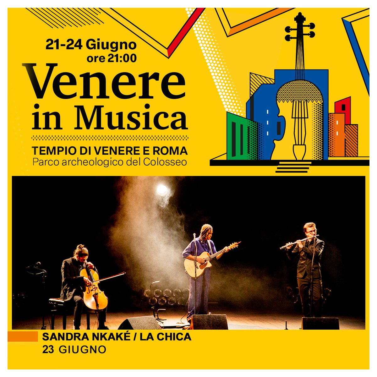 Joie de jouer à Rome le 23/06!!! #VenereInMusica2023