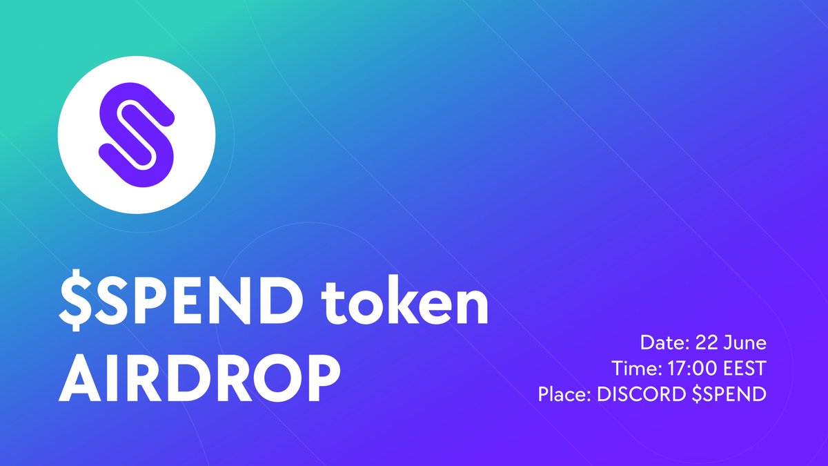 CryptoWalletcom's tweet photo. Big #AIRDROP alert🪂

Win some $SPEND tokens by joining our Discord!
💿 https://t.co/u6s6VwNZyu
🎁 3 winners, 50 $SPEND each

P.S. Additional reward of 100 $SPEND tokens to 3️⃣ random ppl who like + RT + tag 3️⃣ friends. Let's gooo https://t.co/K6AlXuQ53H